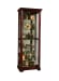 PFC Curios - Sliding Door 5 Shelf Curio Cabinet - Victorian Brown