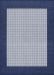 Couristan Recife Checkered Field Ivory/Indigo Collection