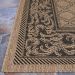 Couristan Recife Garden Lattice Cocoa/Black Room Scene