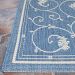 Couristan Recife Veranda Champagne/Blue Room Scene