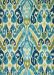 Couristan Covington Delfina Azure/Lemon Collection