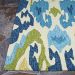 Couristan Covington Delfina Azure/Lemon Room Scene