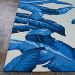 Couristan Covington Palm Leaves Blue Room Scene