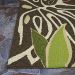 Couristan Covington Areca Palms Brown/Forest Green Room Scene