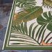 Couristan Dolce Flowering Fern Ivory/Hunter Green Room Scene