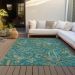 Addison Rugs Chantille Teal 10'0" x 14'0" Room Scene