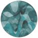 Addison Rugs Chantille Teal 8'0" x 8'0" Round Collection