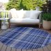 Addison Rugs Chantille Navy 8'0" x 8'0" Round Room Scene