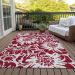 Addison Rugs Chantille Burgundy 9'0" x 12'0" Room Scene