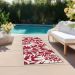 Addison Rugs Chantille Burgundy 2'3" x 7'6" Runner Room Scene
