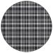 Addison Rugs Chantille Black 8'0" x 8'0" Round Collection