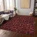 Addison Rugs Chantille Burgundy 9'0" x 12'0" Room Scene