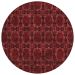 Addison Rugs Chantille Burgundy 8'0" x 8'0" Round Collection