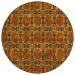 Addison Rugs Chantille Paprika 8'0" x 8'0" Round Collection