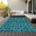 Addison Rugs Chantille Teal 10'0" x 14'0" Room Scene