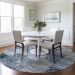 Addison Rugs Chantille Denim 8'0" x 8'0" Round Room Scene