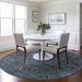 Addison Rugs Chantille Navy 8'0" x 8'0" Round Room Scene