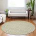 Addison Rugs Chantille Beige 8'0" x 8'0" Round Room Scene