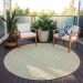 Addison Rugs Chantille Beige 8'0" x 8'0" Round Room Scene