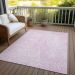Addison Rugs Chantille Pink 5'0" x 7'6" Room Scene