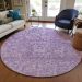 Addison Rugs Chantille Lilac 8'0" x 8'0" Round Room Scene