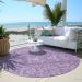 Addison Rugs Chantille Lilac 8'0" x 8'0" Round Room Scene