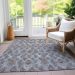 Addison Rugs Chantille Blue 5'0" x 7'6" Room Scene