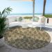Addison Rugs Chantille Mocha 8'0" x 8'0" Round Room Scene