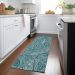Addison Rugs Chantille Teal 2'3" x 7'6" Runner Room Scene