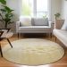 Addison Rugs Chantille Gold 8'0" x 8'0" Round Room Scene