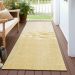 Addison Rugs Chantille Gold 2'3" x 7'6" Runner Room Scene