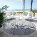 Addison Rugs Chantille Gray 8'0" x 8'0" Round Room Scene