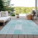 Addison Rugs Chantille Aqua 5'0" x 7'6" Room Scene
