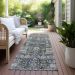 Addison Rugs Chantille Charcoal 2'3" x 7'6" Runner Room Scene
