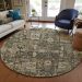 Addison Rugs Chantille Coffee 8'0" x 8'0" Round Room Scene