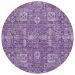 Addison Rugs Chantille Purple 8'0" x 8'0" Round Collection