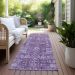 Addison Rugs Chantille Purple 2'3" x 7'6" Runner Room Scene