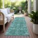 Addison Rugs Chantille Teal 2'3" x 7'6" Runner Room Scene
