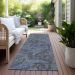 Addison Rugs Chantille Charcoal 2'3" x 7'6" Runner Room Scene