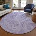 Addison Rugs Chantille Lavender 8'0" x 8'0" Round Room Scene