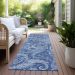 Addison Rugs Chantille Navy 2'3" x 7'6" Runner Room Scene
