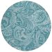 Addison Rugs Chantille Turquoise 8'0" x 8'0" Round Collection