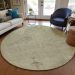 Addison Rugs Chantille Beige 8'0" x 8'0" Round Room Scene
