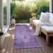 Addison Rugs Chantille Purple 2'3" x 7'6" Runner Room Scene
