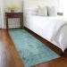Addison Rugs Chantille Teal 2'3" x 7'6" Runner Room Scene