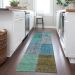 Addison Rugs Chantille Green 2'3" x 7'6" Runner Room Scene
