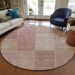Addison Rugs Chantille Blush 8'0" x 8'0" Round Room Scene