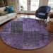 Addison Rugs Chantille Eggplant 8'0" x 8'0" Round Room Scene