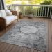 Addison Rugs Chantille Gray 5'0" x 7'6" Room Scene