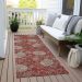 Addison Rugs Chantille Red 2'3" x 7'6" Runner Room Scene